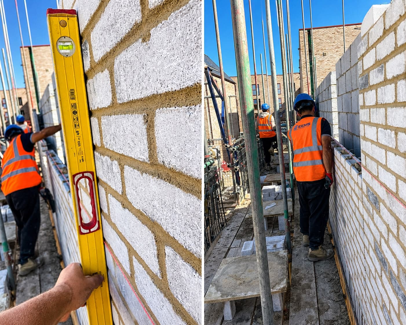 Quality brickwork, with highly skilled bricklayers with years of experience.
